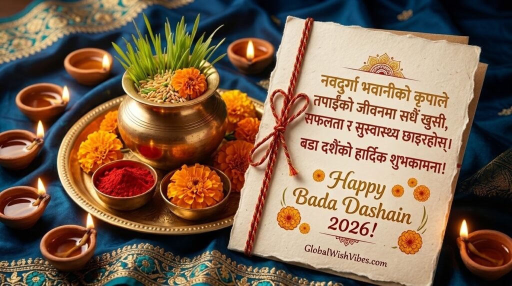 Bada Dashain Special Wishes for Friends Nepali GlobalWishVibes